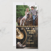 Casquette de bottes de campagne et Carte de remerc (Devant)