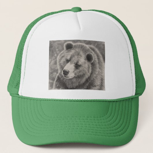 Casquette de boule avec la conception d'ours (Devant)
