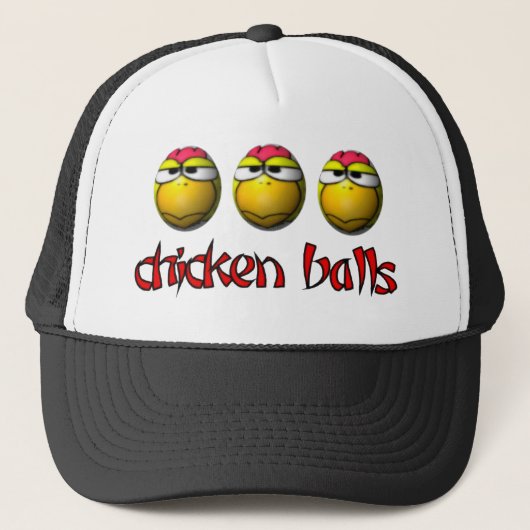 Casquette de boules de poulet (Devant)