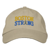 Casquette de broderie à ruban robuste de Boston (Devant)