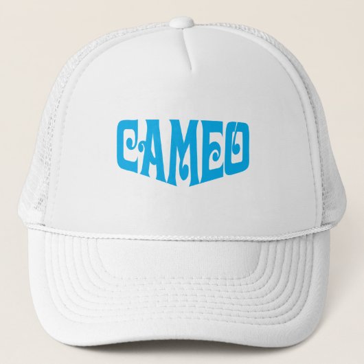 Casquette de camée avec le logo bleu (Devant)