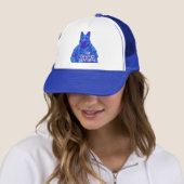 Casquette de camion Dogman Chasse Cryptid (En situation)