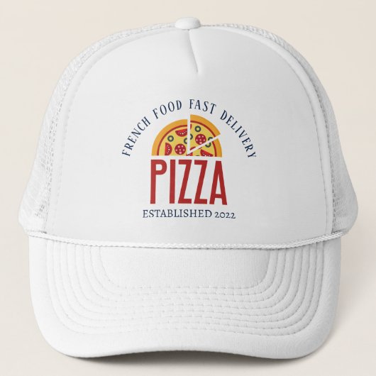Casquette de camion Pizza Retro (Devant)