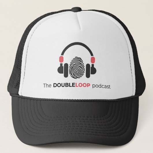 Casquette de camion - Podcast double boucle (Devant)