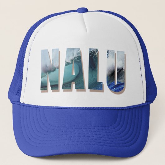 casquette de camionnette "Nalu" avec impression Ha (Devant)