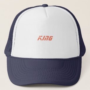 Casquette de camionneur à chapeau personnalisé Roi