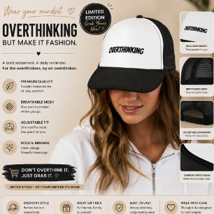 Casquette de camionneur à esthétique triste minima