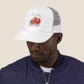 Casquette de camionneur à grenade (En situation)