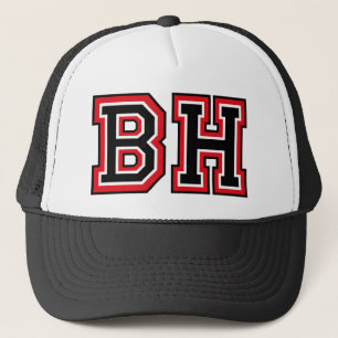 Casquette de camionneur à monogramme «BH»