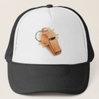 Casquette de camionneur à sifflet orange - basique