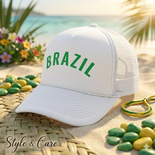 Casquette de camionneur à texte gras personnalisé