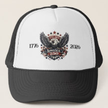Casquette de camionneur America 250 Patriotic Eagl