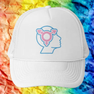 Casquette de camionneur au symbole de la fierté tr