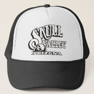 Casquette de camionneur avec la vallée de crâne,