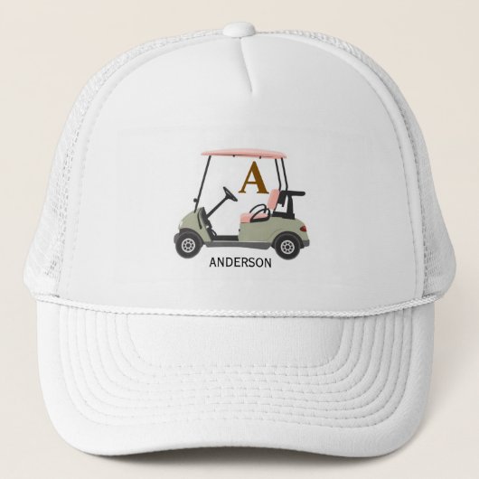 Casquette de camionneur avec nom de club de golf p (Devant)