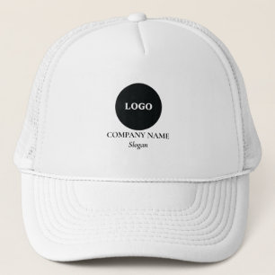 Casquette de camionneur avec nom de logo de sociét