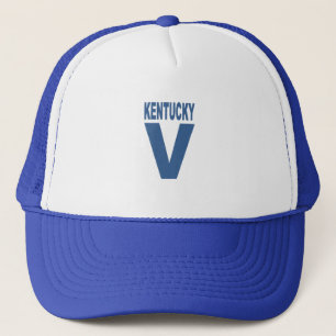 Casquette de camionneur blanche royale KENTUCKY V