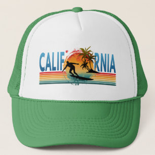 CASQUETTE DE CAMIONNEUR CALIFORNIA SUNSET ÉTÉ