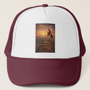 Casquette de camionneur chrétien Philippiens 4:13