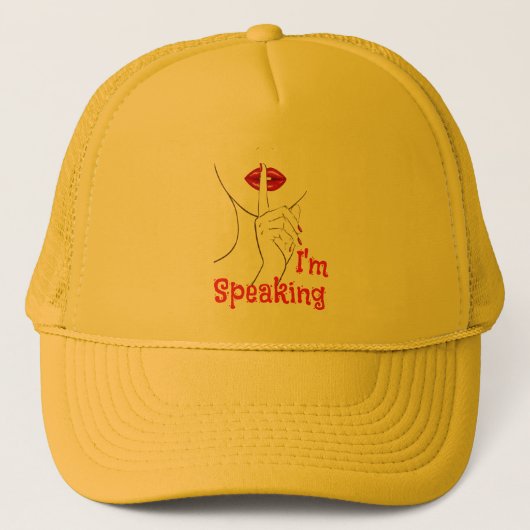 Casquette de camionneur Chut (Devant)