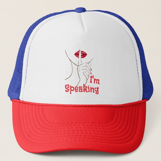 Casquette de camionneur Chut (Devant)