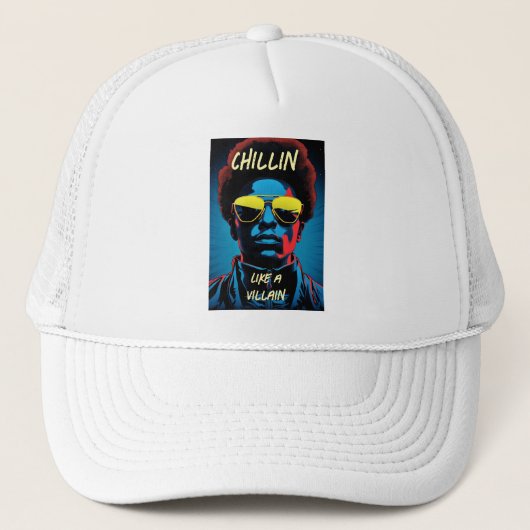 Casquette de camionneur comme un méchant (Devant)