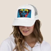 Casquette de camionneur comme un méchant (En situation)