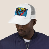 Casquette de camionneur comme un méchant (En situation)