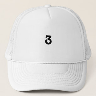 Casquette de camionneur couleur blanche et blanche