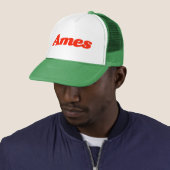 Casquette de camionneur d'Ames (En situation)