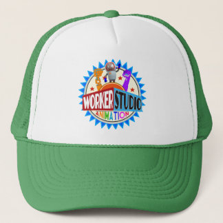 Casquette de camionneur d'animation de studio de