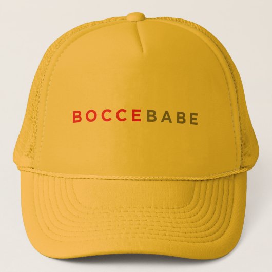 Casquette de camionneur "de bébé de Bocce" (Devant)