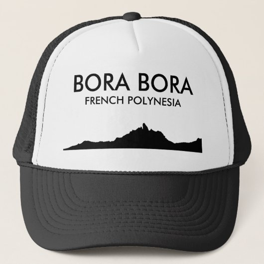 Casquette de camionneur de Bora Bora (Devant)