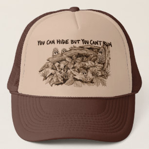 Casquette de camionneur de brun de champignon de
