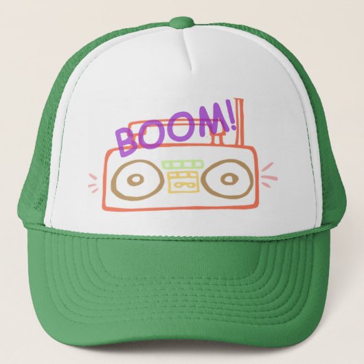 Casquette de camionneur de caisson de basses (Devant)