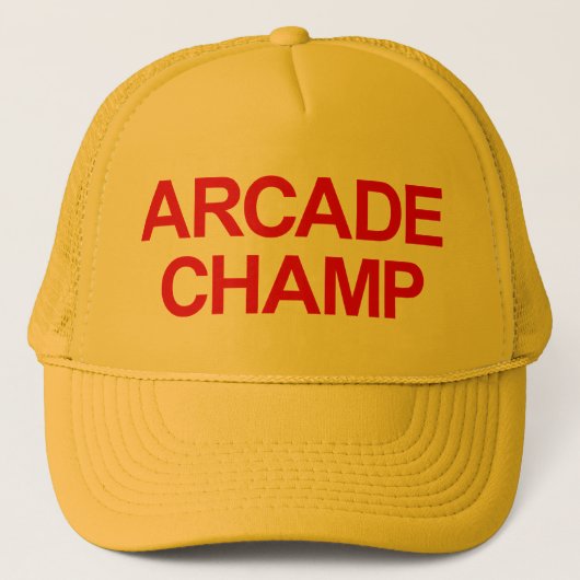 Casquette de camionneur de champion d'arcade (Devant)