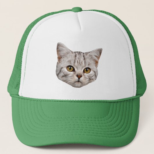 Casquette de camionneur de chat (Devant)