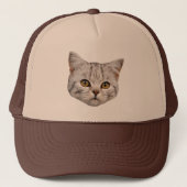 Casquette de camionneur de chat (Devant)