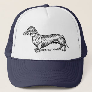 Casquette de camionneur de chien de teckel