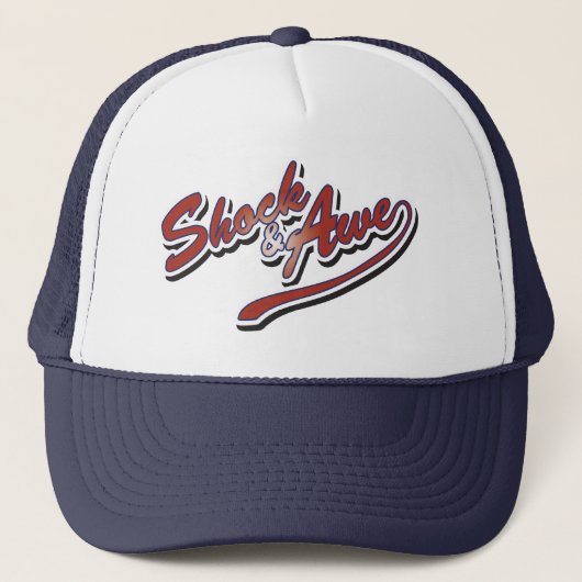 Casquette de camionneur de choc et de crainte (Devant)