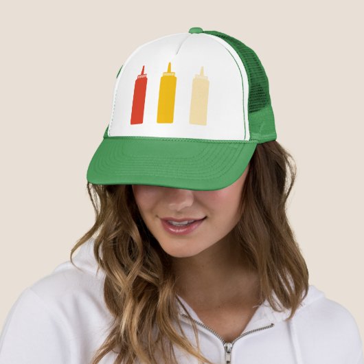 Casquette de camionneur de condiments (En situation)