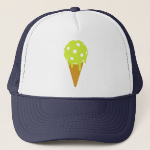Casquette de camionneur de cornet de crème glacé