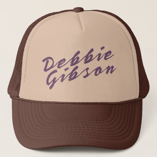 Casquette de camionneur de Debbie Gibson (Devant)