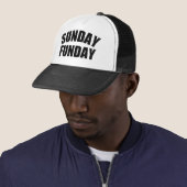 Casquette de camionneur de dimanche Funday (En situation)