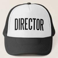 Casquette de camionneur de directeur