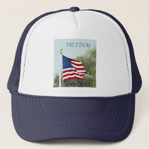 Casquette de camionneur de drapeau américain
