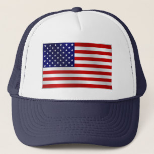 Casquette de camionneur de drapeau américain