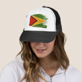 Casquette de camionneur de drapeau de la Guyane (En situation)