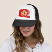 Casquette de camionneur de drapeau de la Tunisie (En situation)