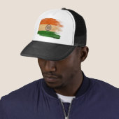 Casquette de camionneur de drapeau de l'Inde (En situation)